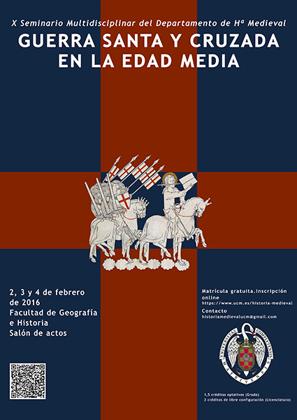 Cartel X Seminario - Guerra santa y cruzada en la Edad Media